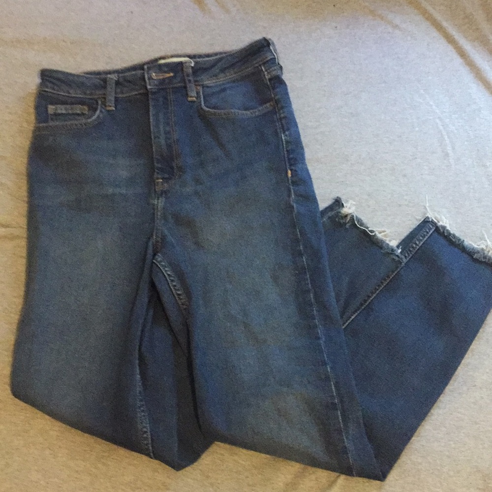 High wasted Topshop moto binx jeans 28